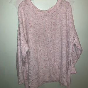 White with red and blue Tommy Hilfiger sweater